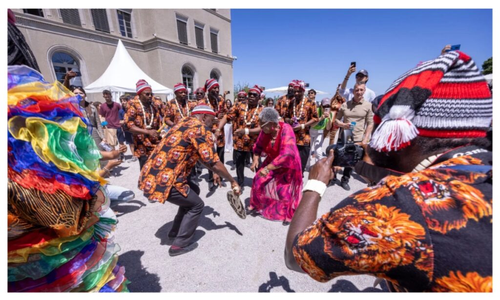 Ngozi Okonjo-Iweala Dances with Igbo Masquerades at 2026 WTO Open Day