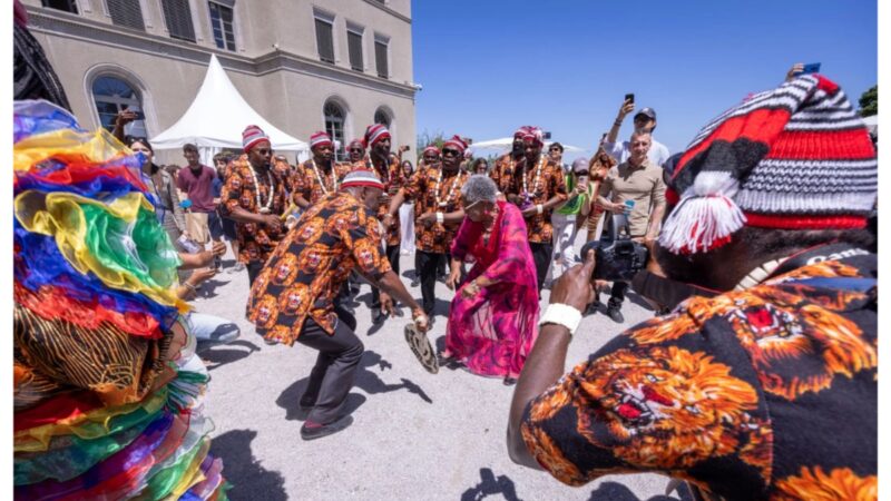 Ngozi Okonjo-Iweala Dances with Igbo Masquerades at 2026 WTO Open Day