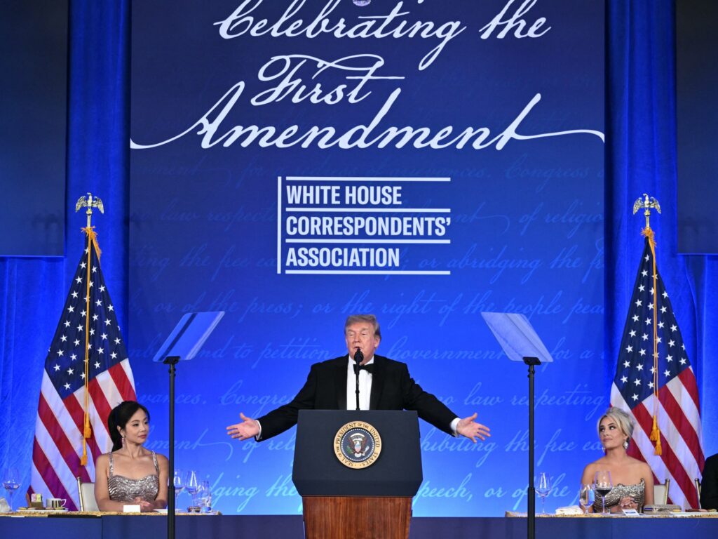 Trump Attends Rescheduled White House Press Gala 2026