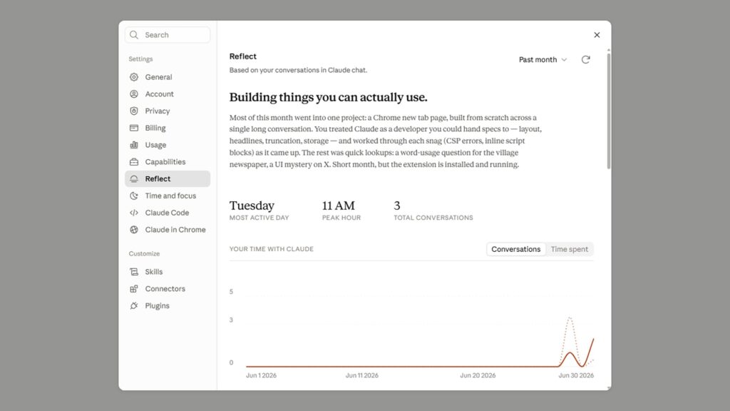 Claude Reflect Analyzes AI Chat History Like Spotify Wrapped 2026