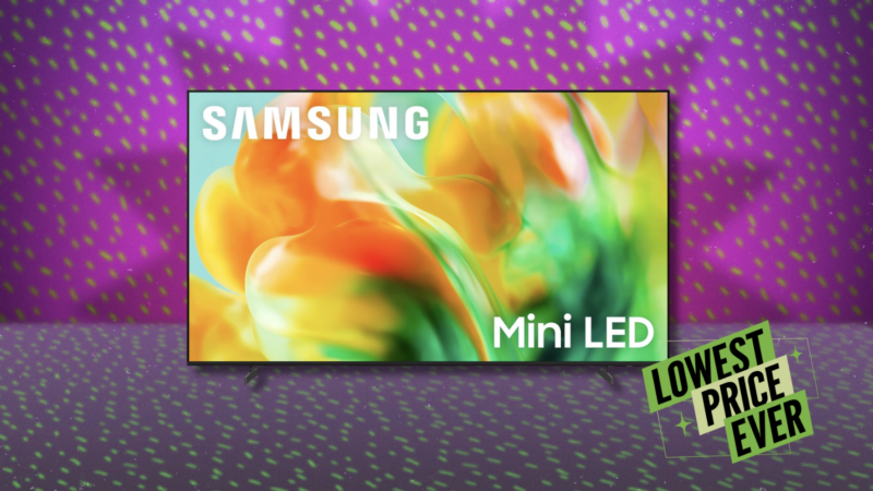 Samsung 55-Inch Mini LED TV $160 Off