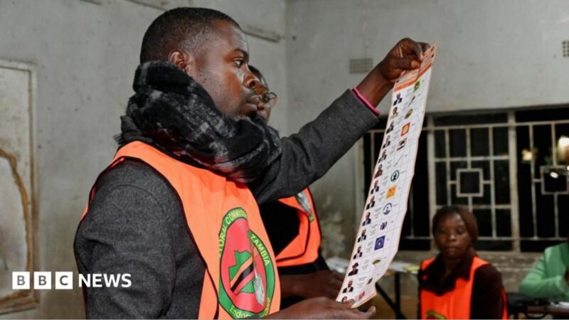 Zambia presidential vote counting halted after attacks steal marked ballots – August 2026