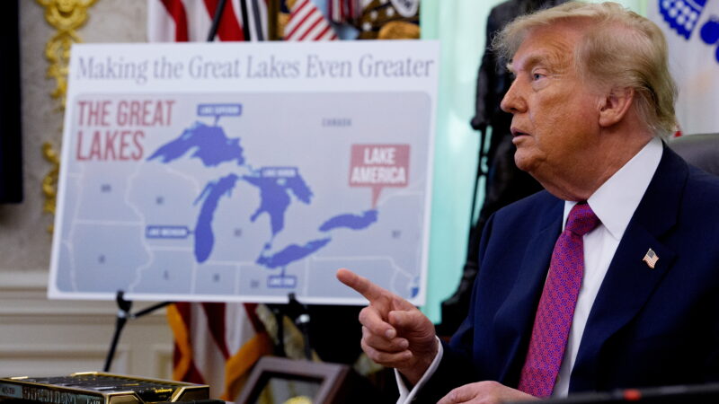 Trump orders renaming of Lake Ontario to Lake America amid Canada trade spat