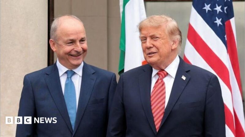 Trump says a united Ireland would be ‘fantastic’ during Dublin visit before 2026 Irish Open