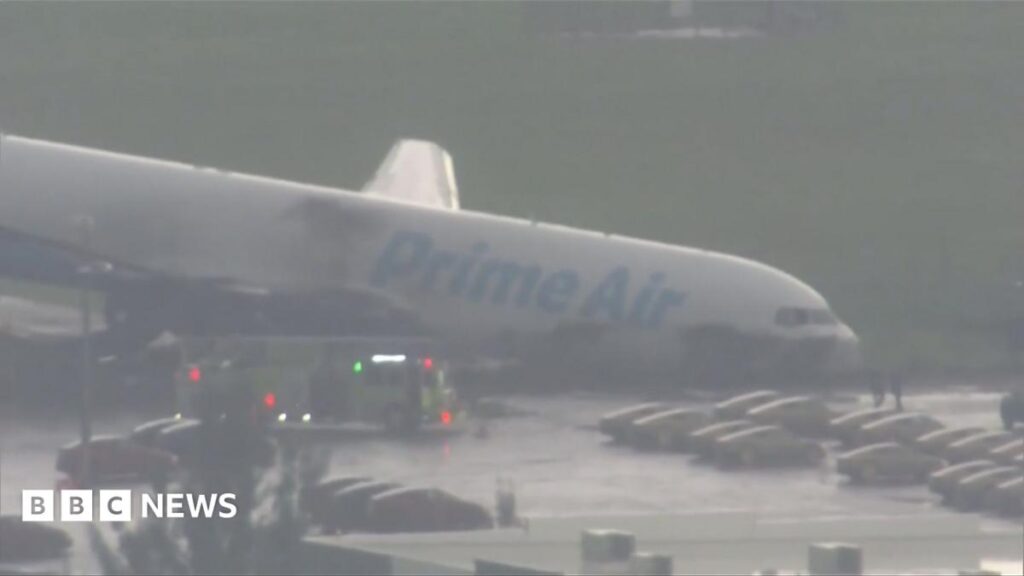 Amazon Air cargo plane overshoots Miami runway, damages aircraft – Sep 2026