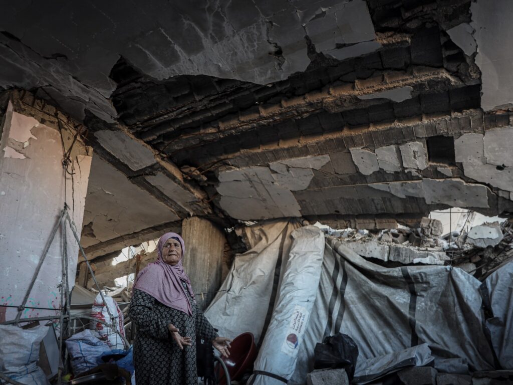 Gaza families forced into collapsing shelters three years after war, UN warns humanitarian crisis