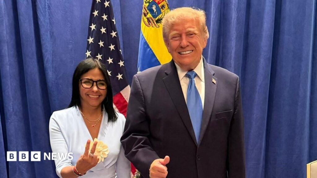 Trump meets US‑backed Venezuelan president Rodriguez in Miami after Maduro’s 2025 takeover