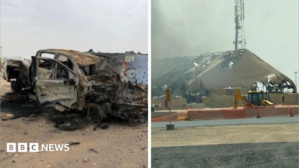 Iranian attacks damage US bases in Iraq – wrecked air force plane, 2026 images show extent