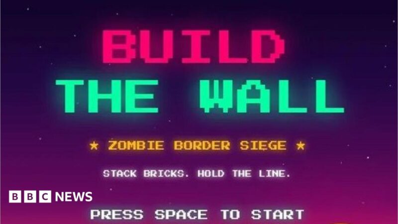 White House pulls Tetris‑style ‘Build The Wall’ game after copyright claim, 2026