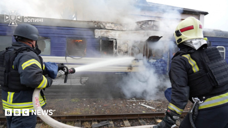 Russia hits Ukrainian train on Polish border after Boris Johnson leaves station – Sept 14 2026
