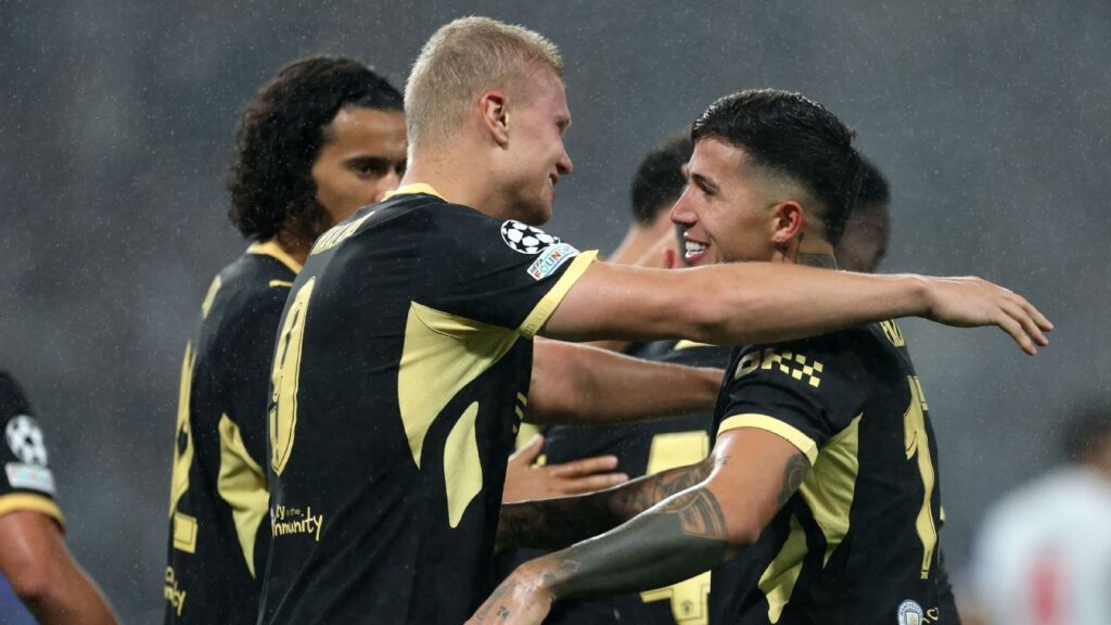Erling Haaland equals Aguero’s Manchester City UCL record with two goals vs. RB Leipzig 2026