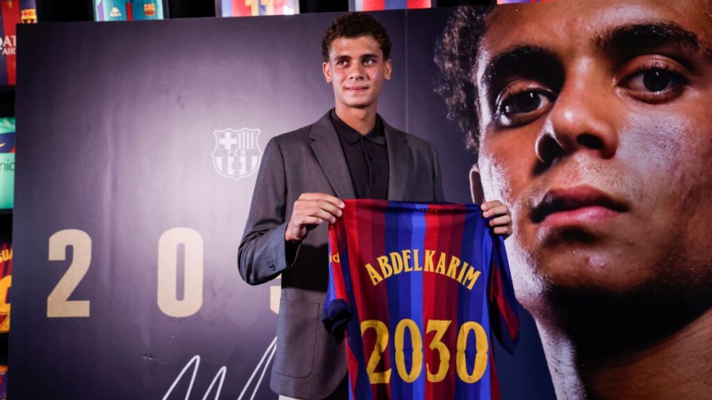Hamza Abdelkarin signs new Barcelona deal 2026 – Egypt’s ‘Haaland of the Nile’ returns