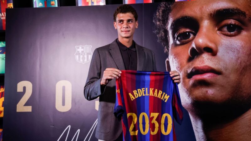 Hamza Abdelkarin signs new Barcelona deal 2026 – Egypt’s ‘Haaland of the Nile’ returns