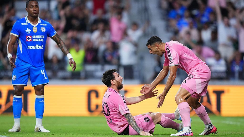 Lionel Messi scores 100th Inter Miami goal in 2-0 Campeones Cup win over Cruz Azul 2026