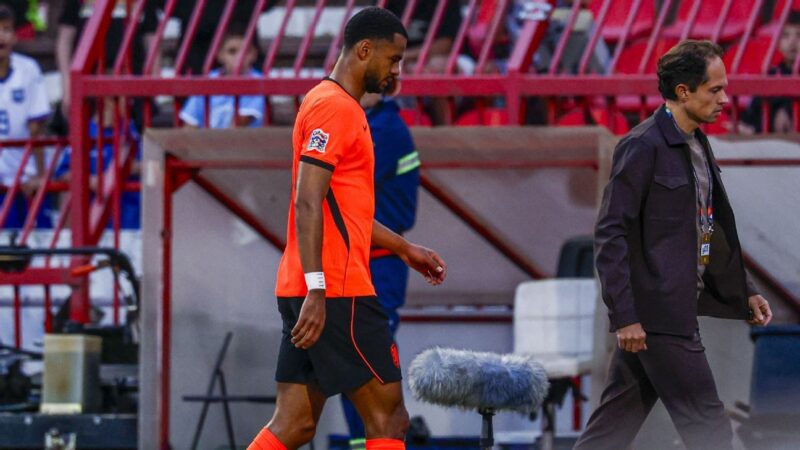 Cody Gakpo ankle injury sidelines Liverpool forward, threatens Netherlands Euro 2028 push