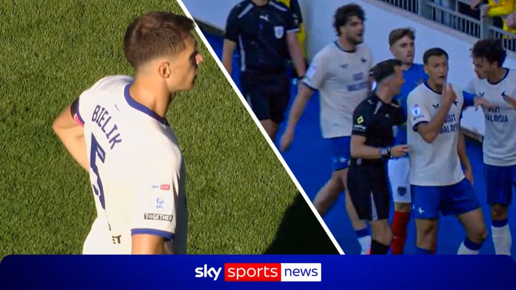 Krystian Bielik Portsmouth fan incident sparks police probe after Cardiff loss, 2026