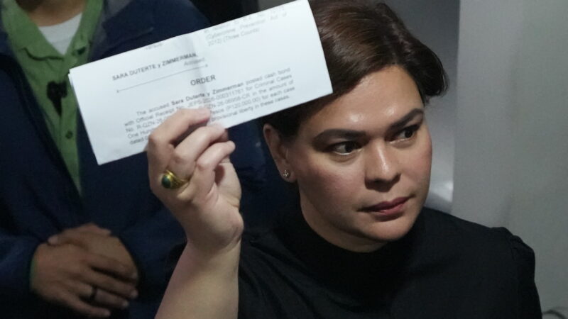Sara Duterte posts bail after 2026 arrest order over alleged assassination threat