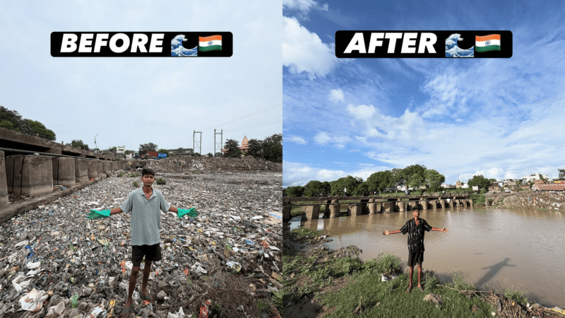 21‑year‑old Indian student Arjun Patel clears Madhya Pradesh river, igniting youth‑led clean‑up wave across Asia and Africa 2026