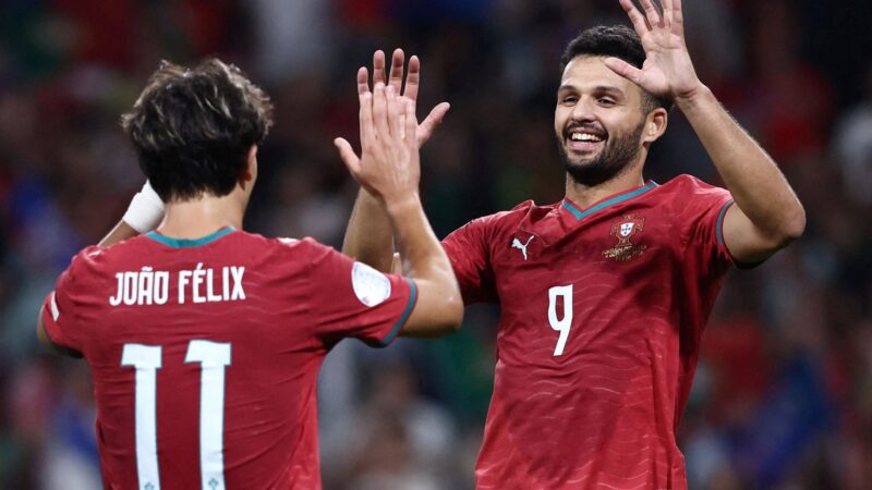 Portugal beat Norway 2-1 without Ronaldo, qualify for 2026 Nations League quarters