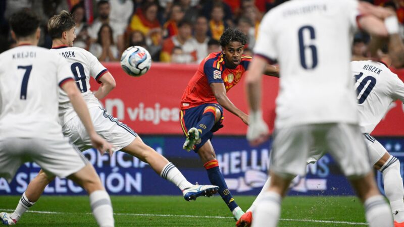 Lamine Yamal scores early goal as Spain beats Czechia 3-1 in Nations League 2026