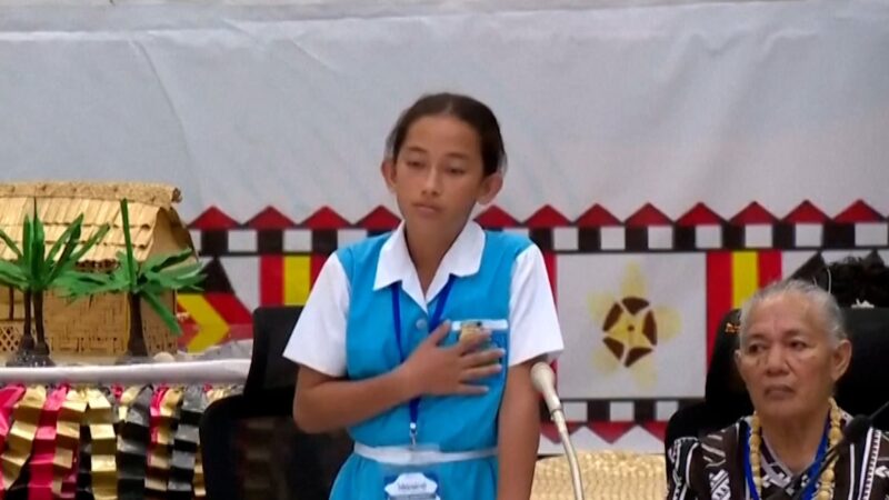 13‑year‑old Tuvalu girl urges world leaders to act on climate change, warns nation’s fate
