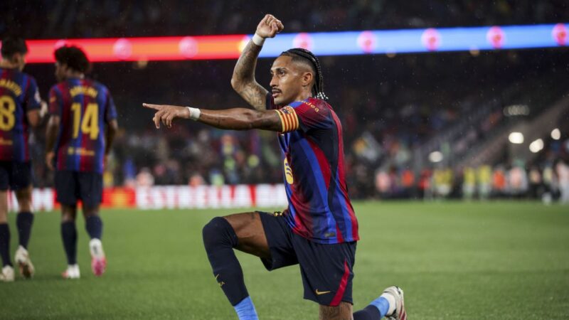 Raphinha cleared for Barcelona vs Betis as Hansi Flick limits minutes ahead of PSG and Real Madrid clashes 2026