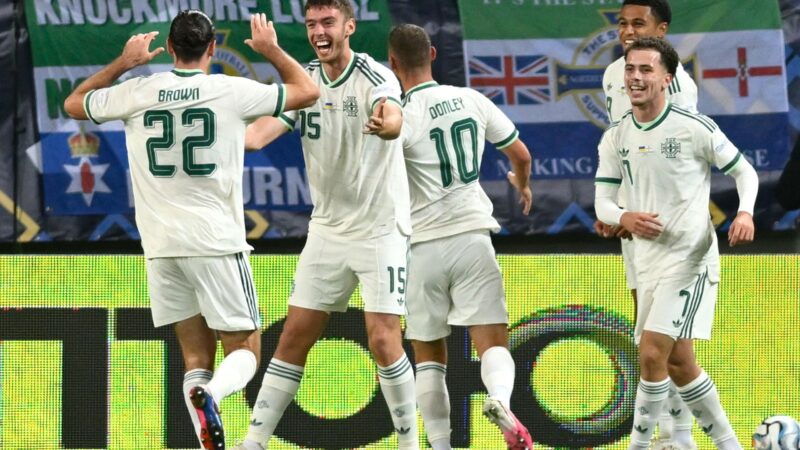 Ciaron Brown’s brace leads Northern Ireland 3-0 win over Ukraine in 2026 Nations League