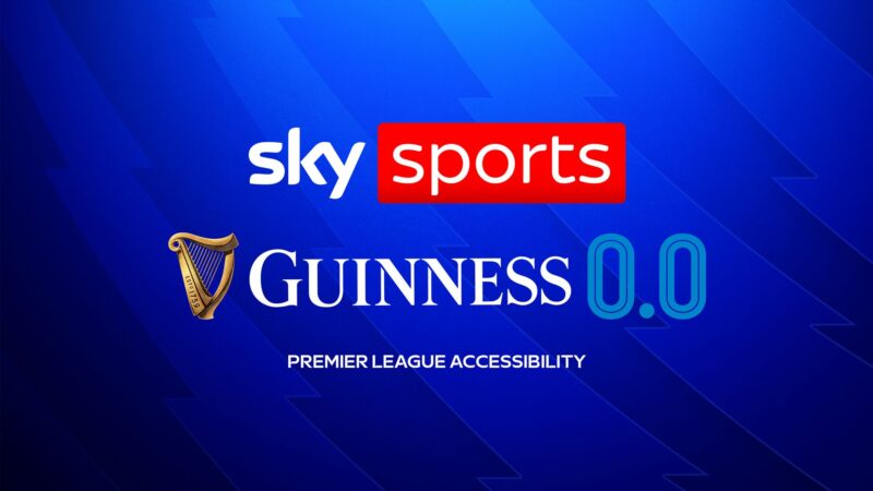 Sky Sports & Guinness launch live subtitles and audio description for PL 2026-27